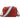 Frankie Red Crossbody Bag & Rainbow Sparkle Strap
